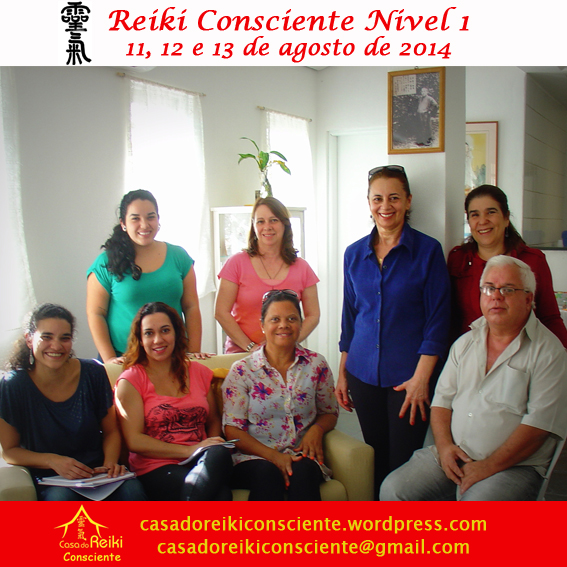 Turma Reiki Consciente Nivel 1 -ago2014