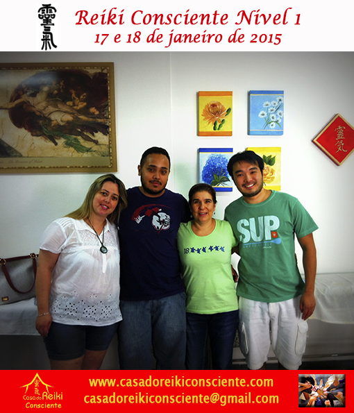 Turma Reiki Consciente Nivel 1 - jan 2015
