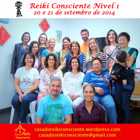 Turma Reiki Consciente Nivel 1 - set 2014