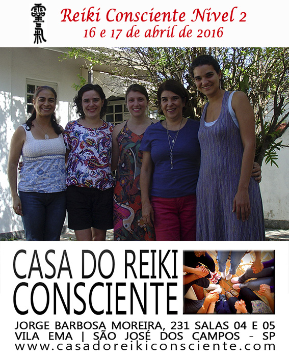 Turma Reiki Consciente Nivel 2 - abril 2016