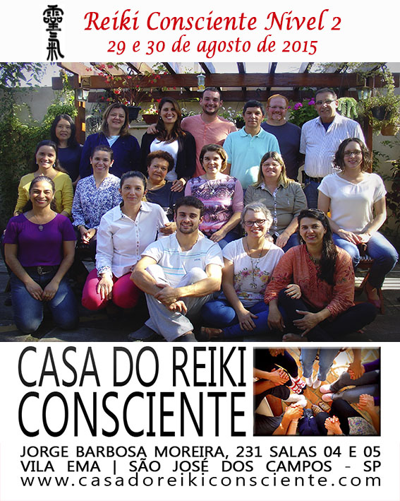 Turma Reiki Consciente Nivel 2 - agosto 2015