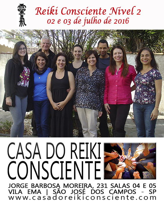 Turma Reiki Consciente Nivel 2 - julho 2016