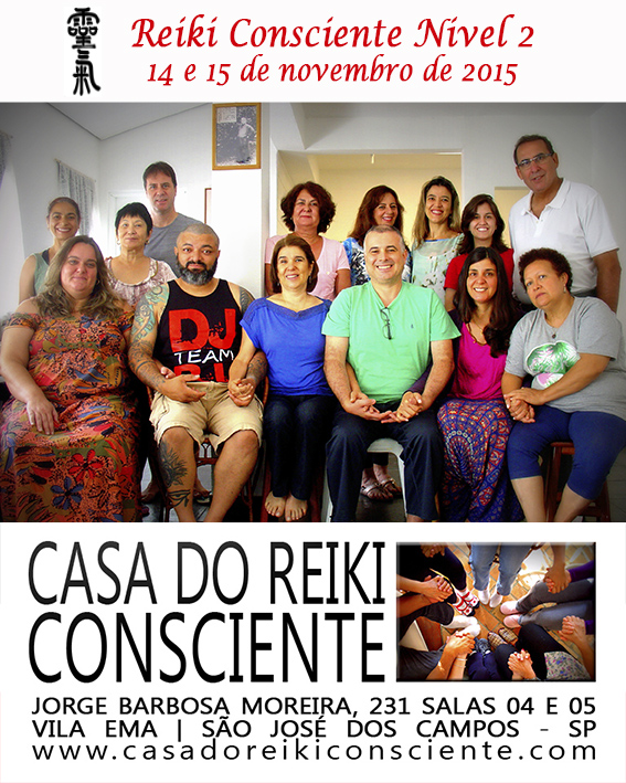 Turma Reiki Consciente Nivel 2 - novembro 2015