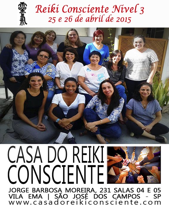 Turma Reiki Consciente Nivel 3- abr 2015