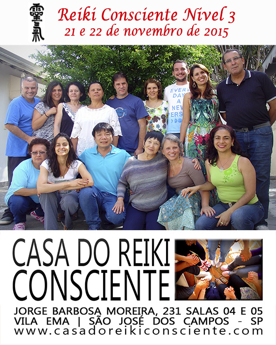 Turma Reiki Consciente Nivel 3 - novembro 2015